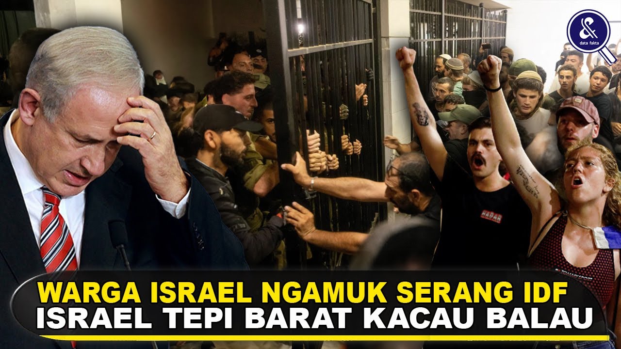 Youtube Thumnail image of : MARKAS IDF TERBAKAR, WARGA ISRAEL & MILITER SALING SERANG -- Fakta Kerusuhan Israel Di Tepi Barat