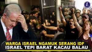 Youtube Thumnail image of : MARKAS IDF TERBAKAR, WARGA ISRAEL & MILITER SALING SERANG -- Fakta Kerusuhan Israel Di Tepi Barat