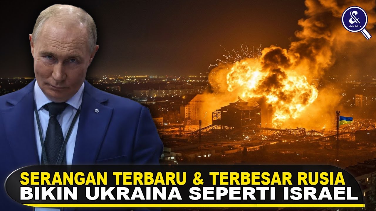 Youtube Thumnail image of : TERBARU! PUTIN BUAT UKRAINA SEPERTI ISRAEL -- Fakta Serangan Terbesar Rusia Sukses Hancurkan Ukraina